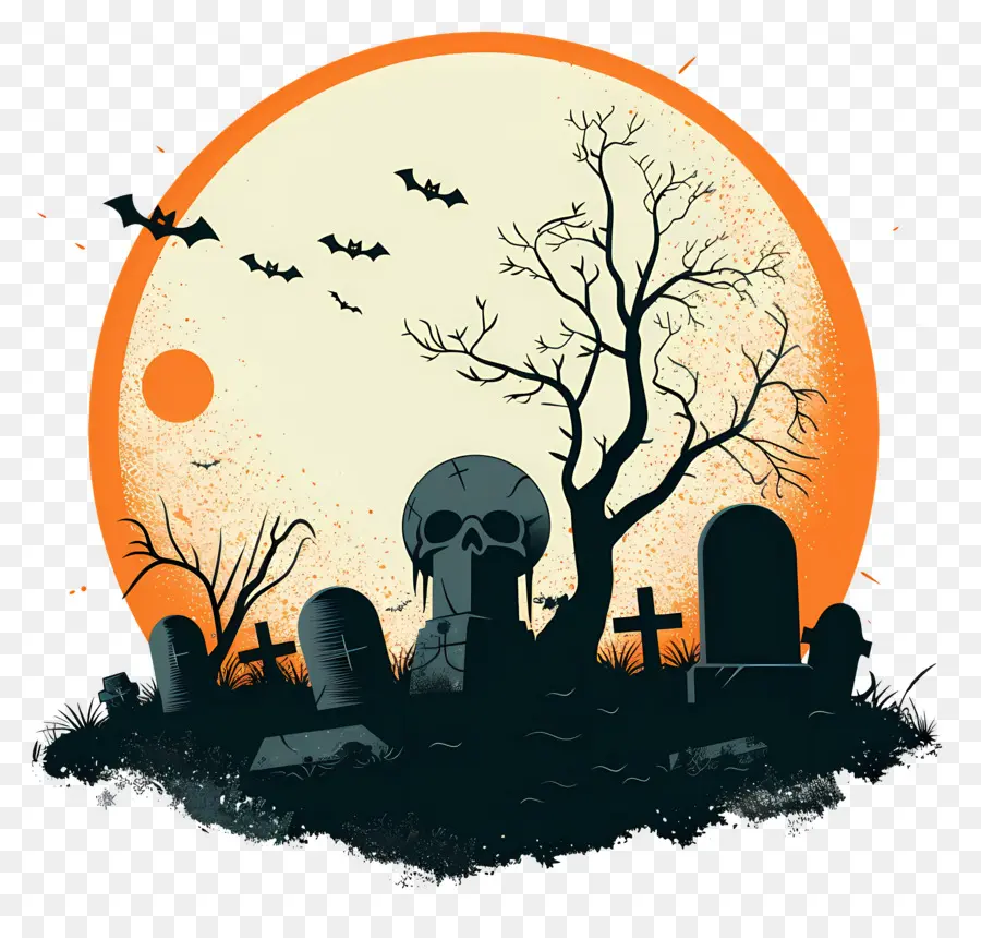 Malam Halloween，Makam PNG