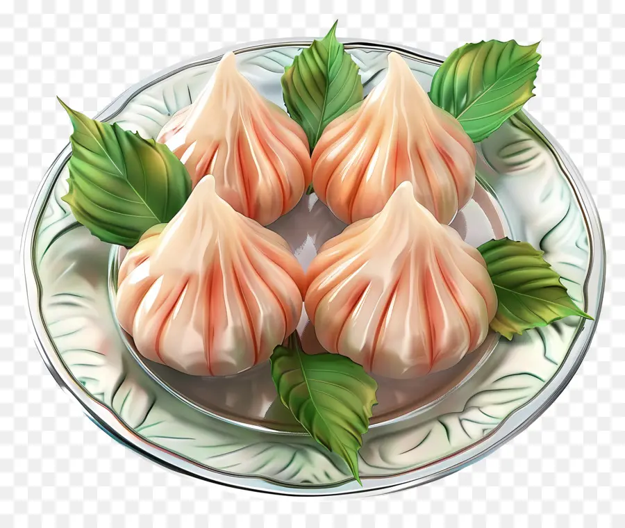 Modak，Pangsit Di Piring PNG