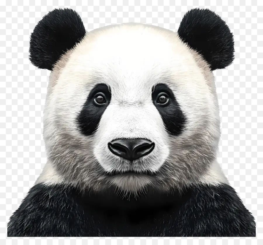 Beruang Panda，Wajah Panda PNG