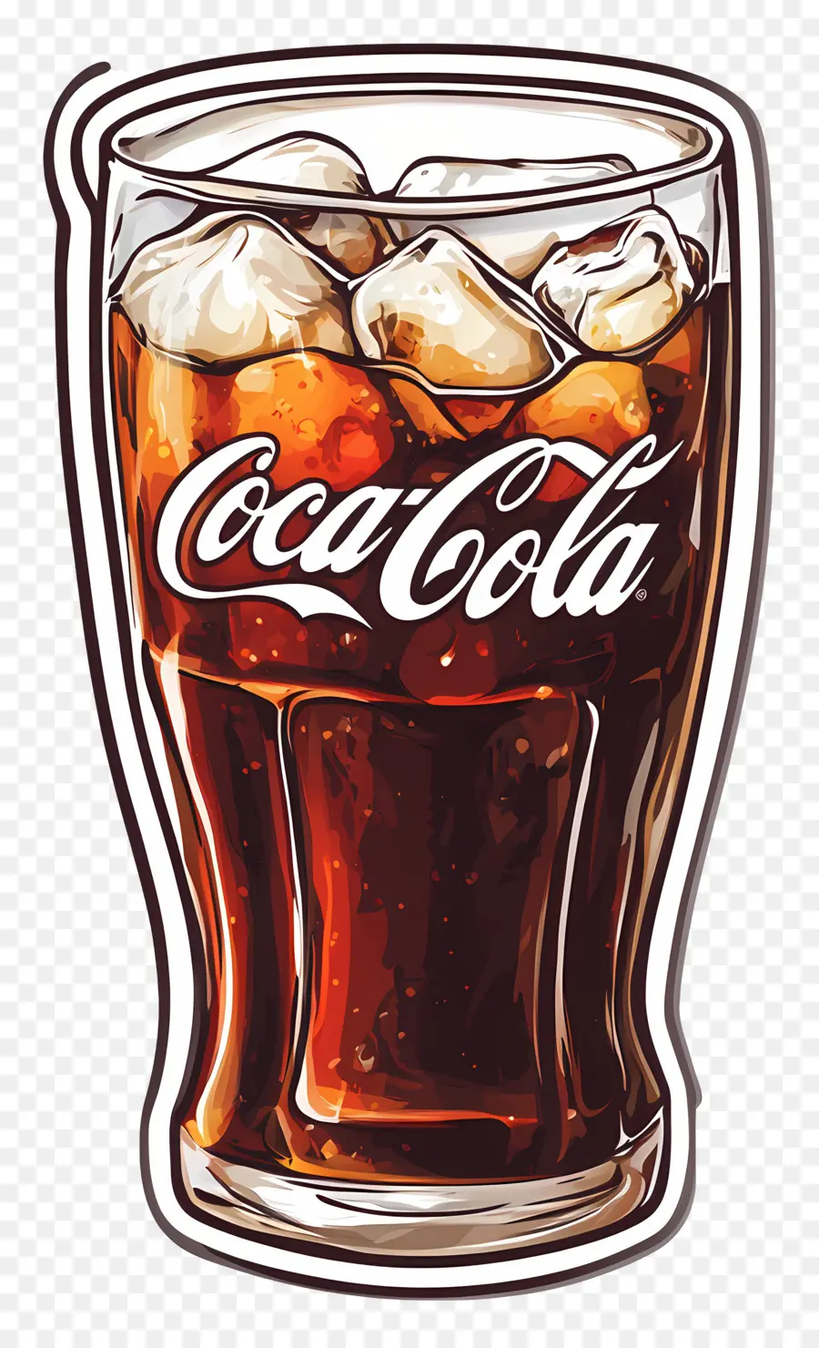 Gelas Coca Cola，Minum PNG