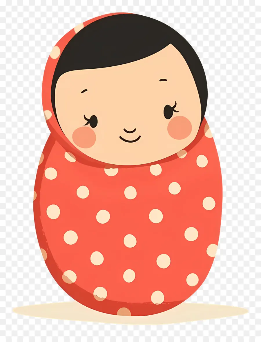 Bayi Kartun Yang Lucu，Boneka Matryoshka PNG