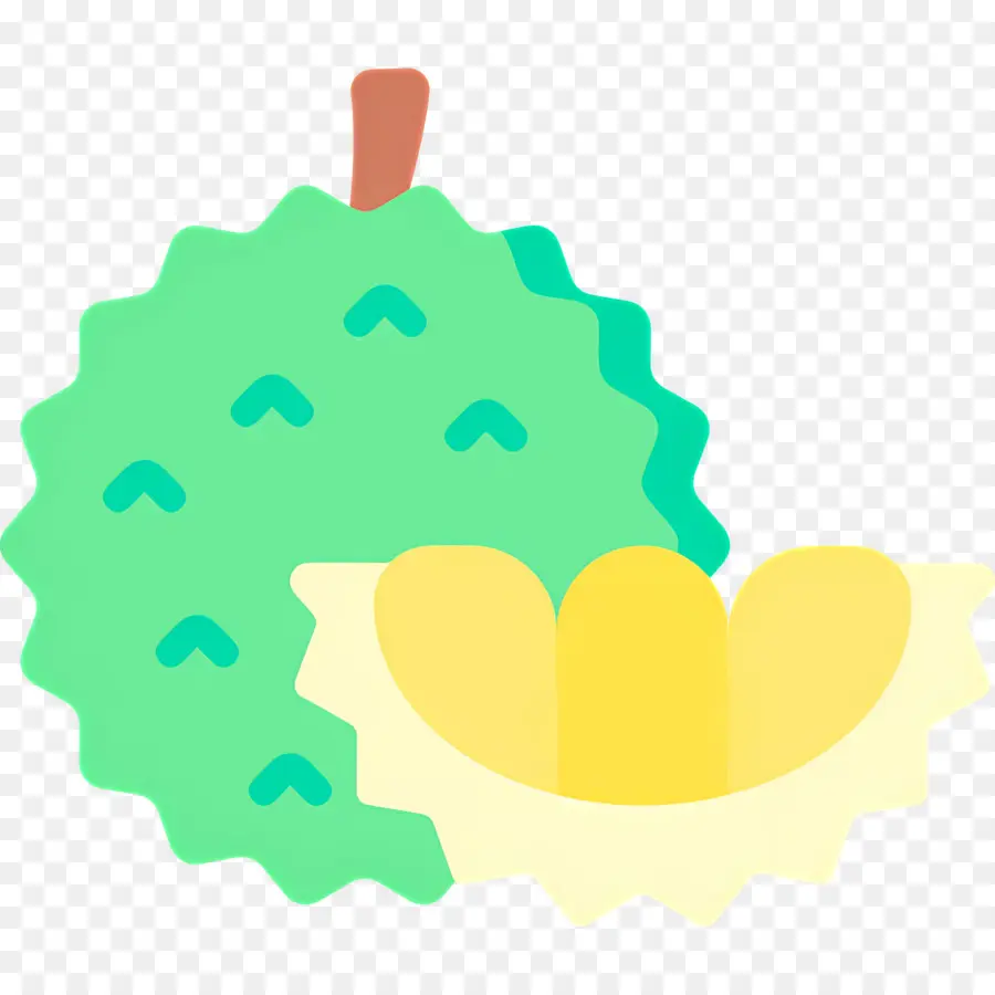 Durian，Durian Hijau PNG