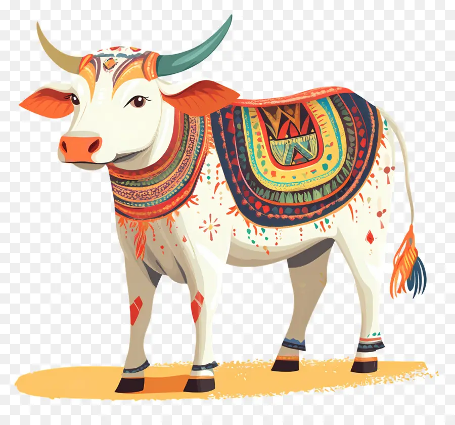 Sapi Pongal，Sapi Hias PNG