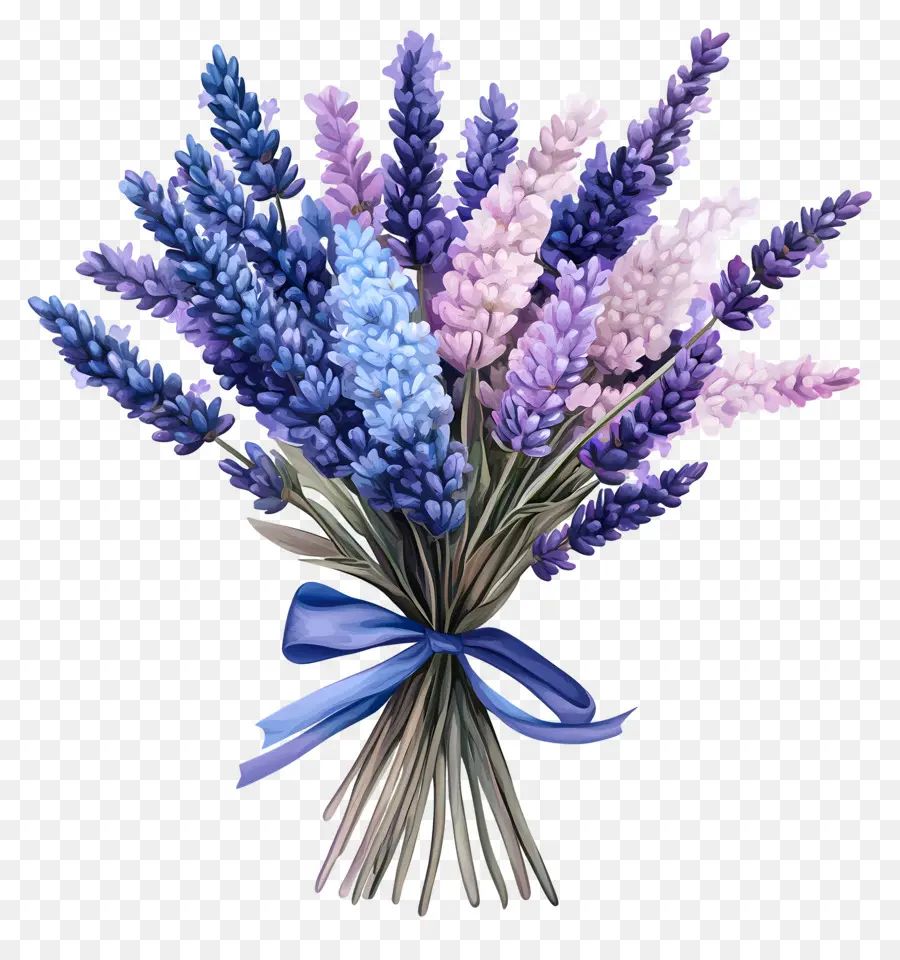 Buket Lavender，Ungu PNG