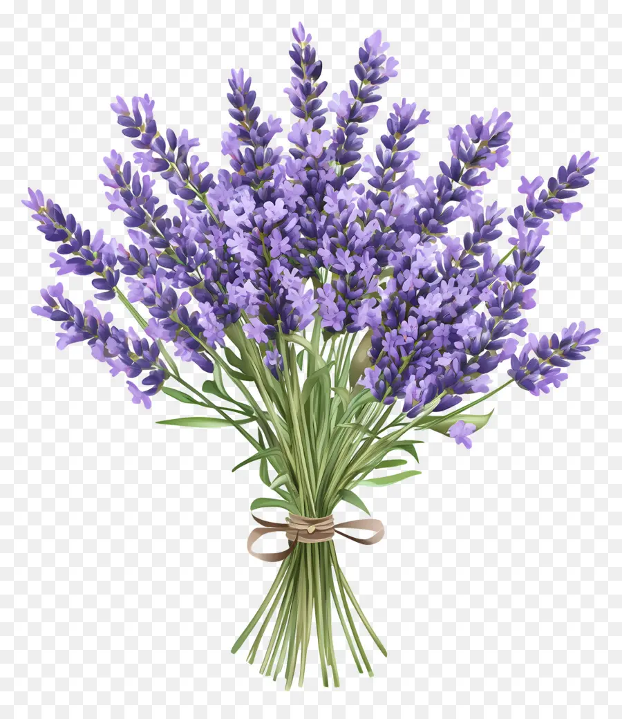 Buket Lavender，Ungu PNG