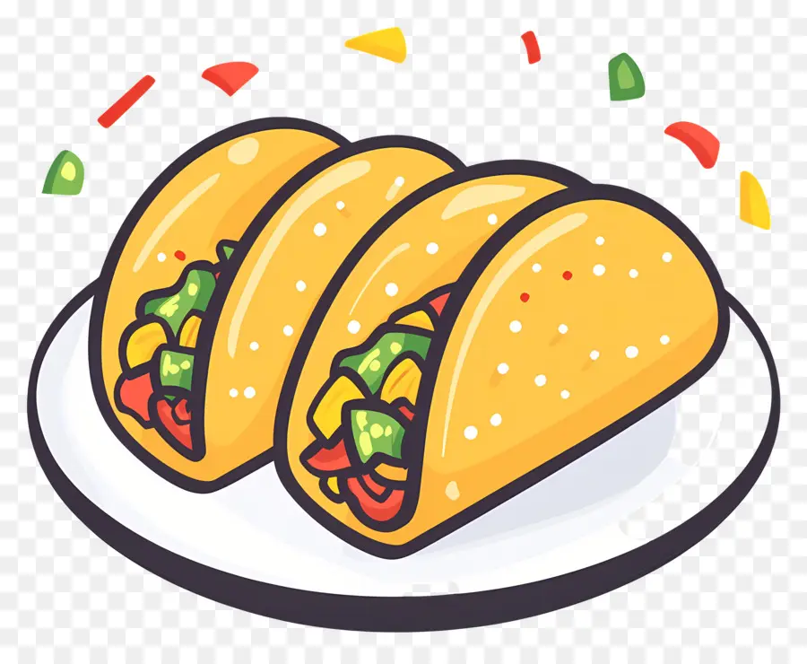 Taco Di Piring，Taco PNG