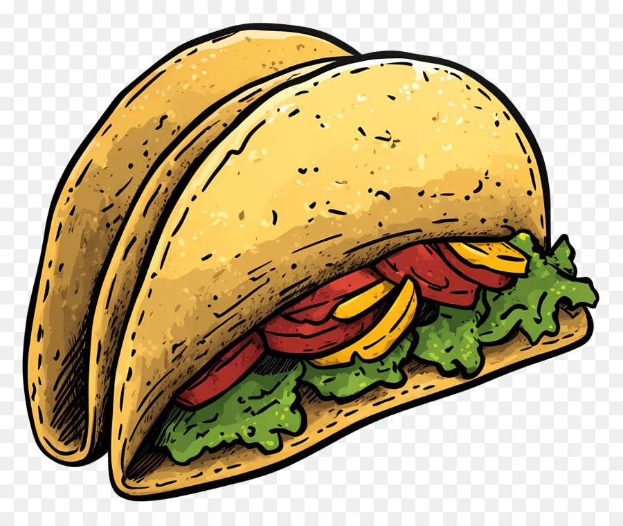 Taco，Selada PNG