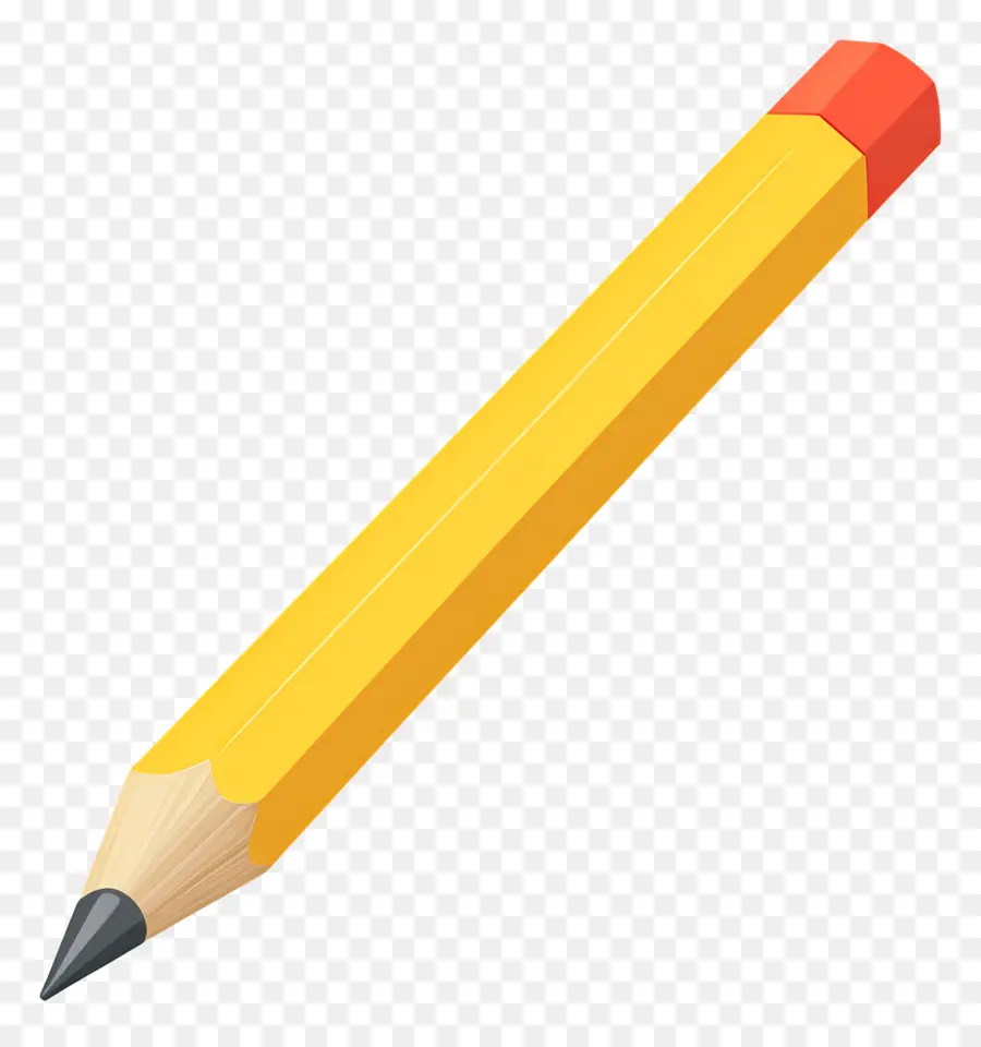 Pensil Kuning，Menulis PNG