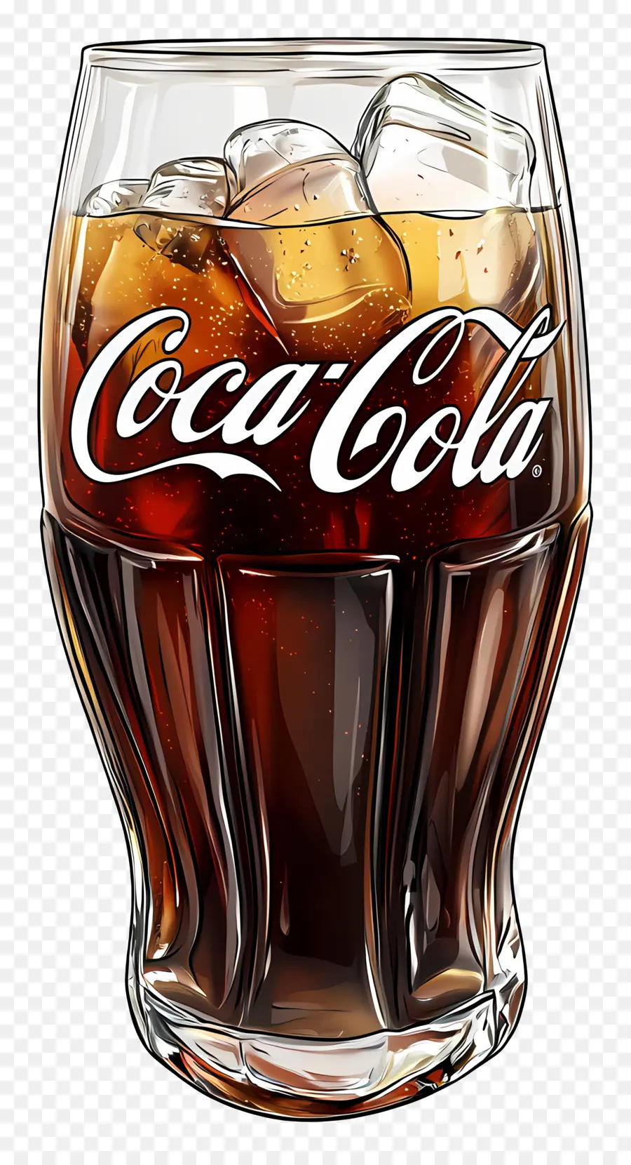 Gelas Coca Cola，Minum PNG