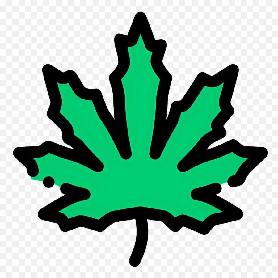 Daun Ganja，Daun Maple PNG