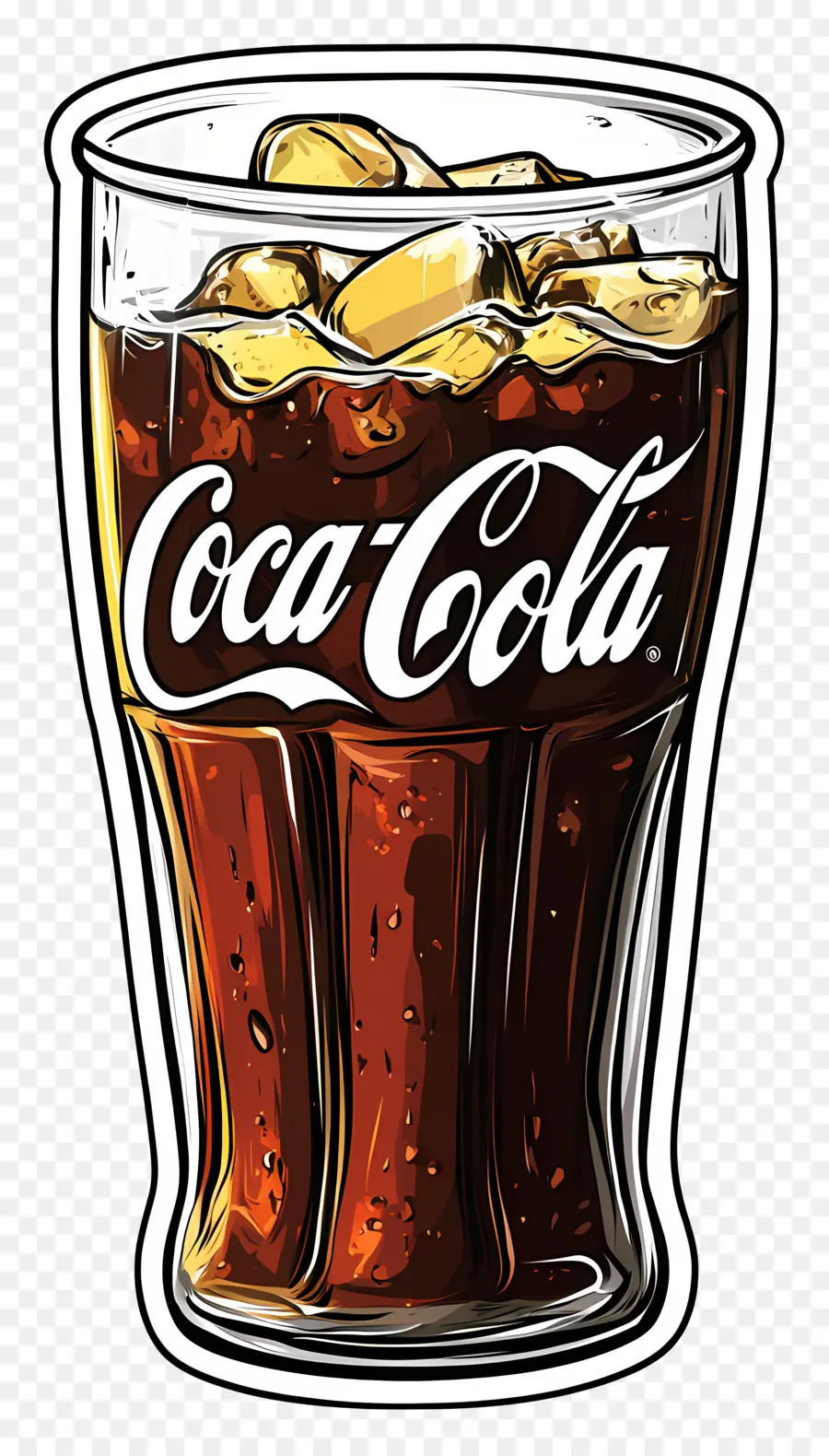 Gelas Coca Cola，Minum PNG