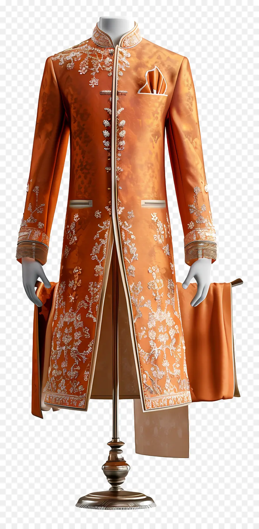 Pakaian Formal India，Mantel Bordir PNG