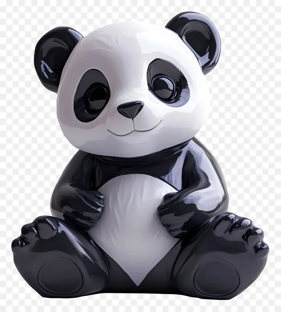 Beruang Panda，Patung Panda PNG