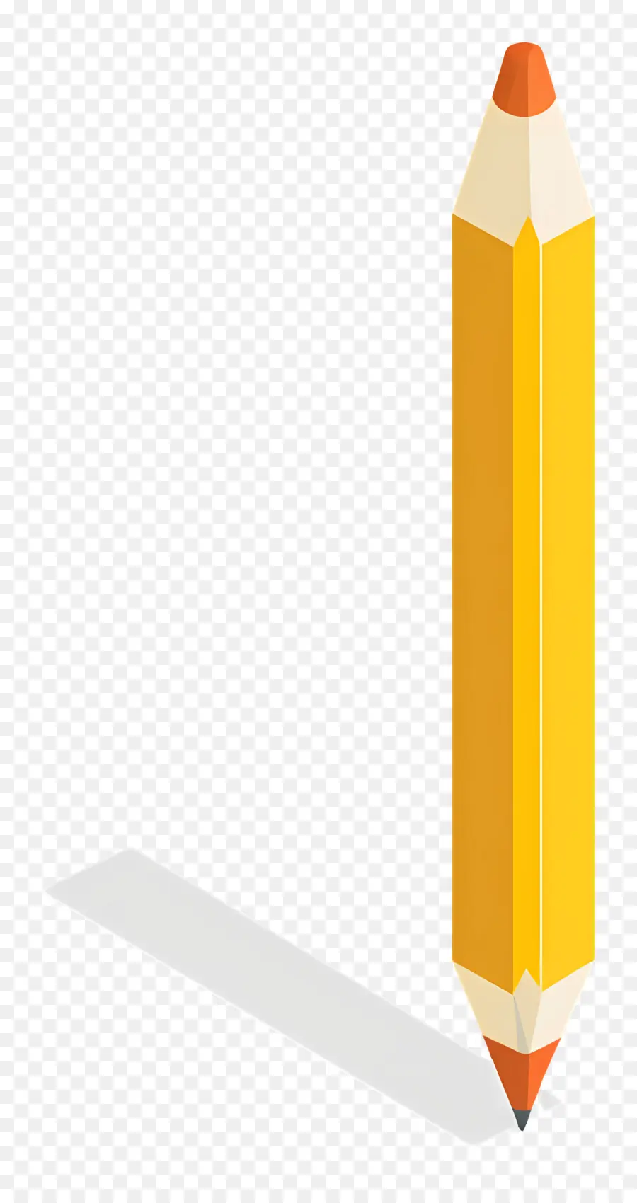 Pensil Kuning，Menulis PNG