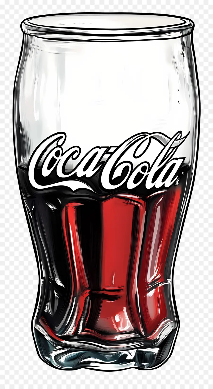 Gelas Coca Cola，Minum PNG