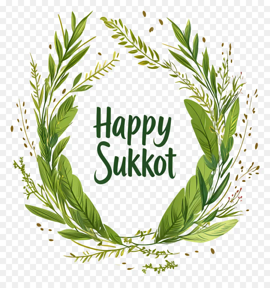 Selamat Sukkot，Lingkaran PNG