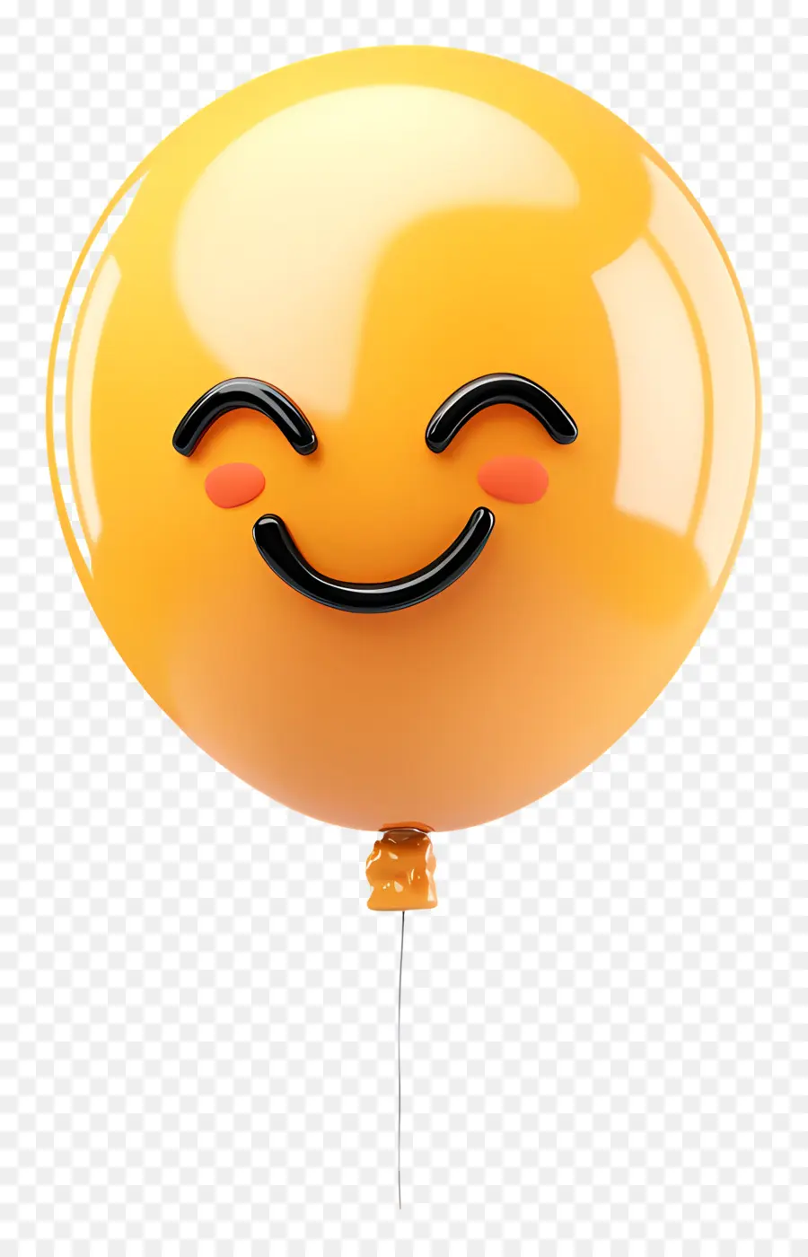 Emoji Ulang Tahun，Balon Tersenyum PNG