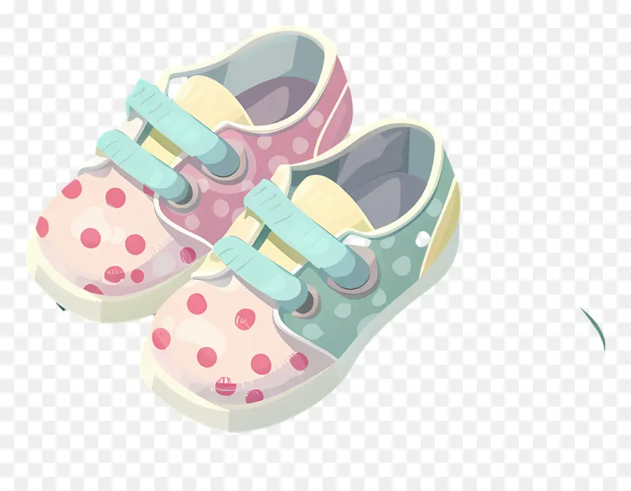 Sepatu Bayi，Polkadot PNG