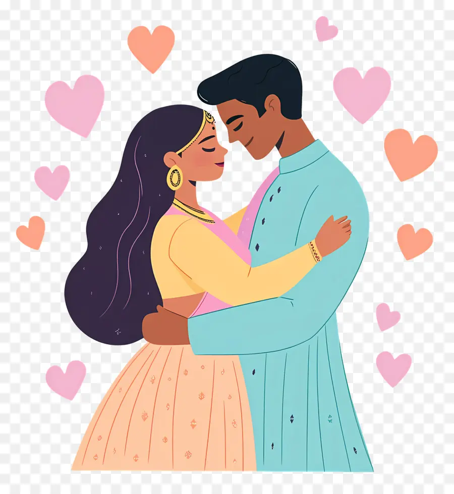 Pengantin India，Pasangan PNG