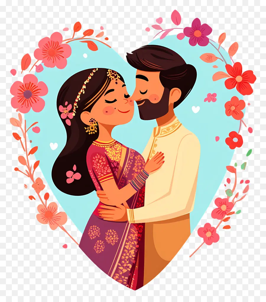 Pengantin India，Pasangan PNG