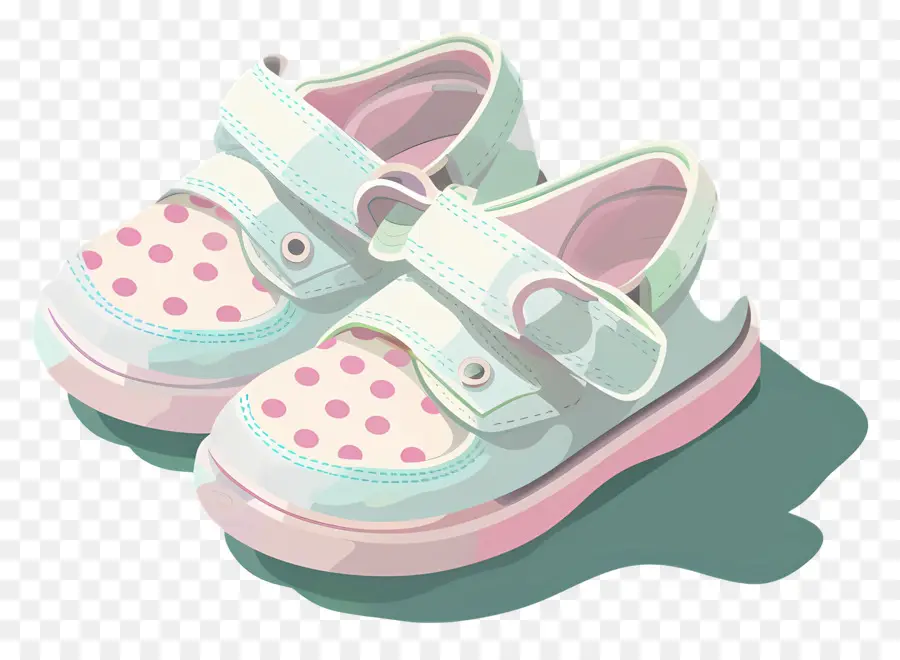 Sepatu Bayi，Polkadot PNG