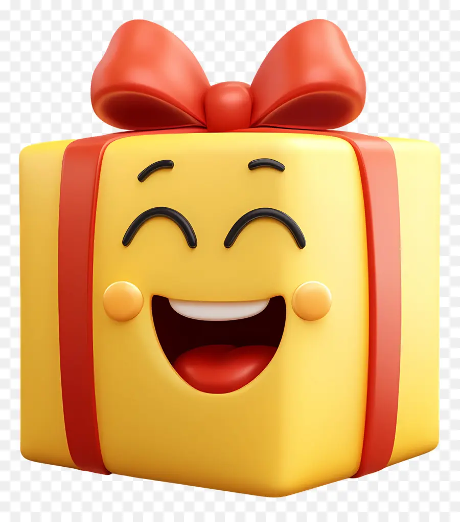 Emoji Ulang Tahun，Kotak Hadiah Bahagia PNG