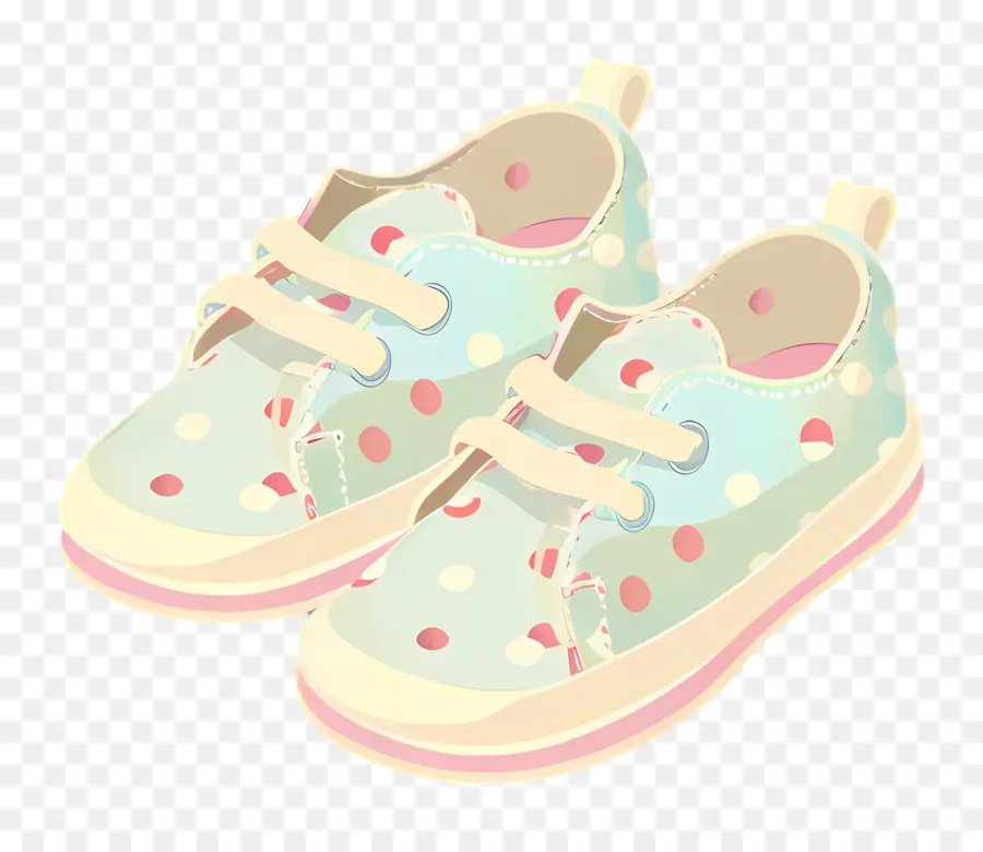 Sepatu Bayi，Polkadot PNG