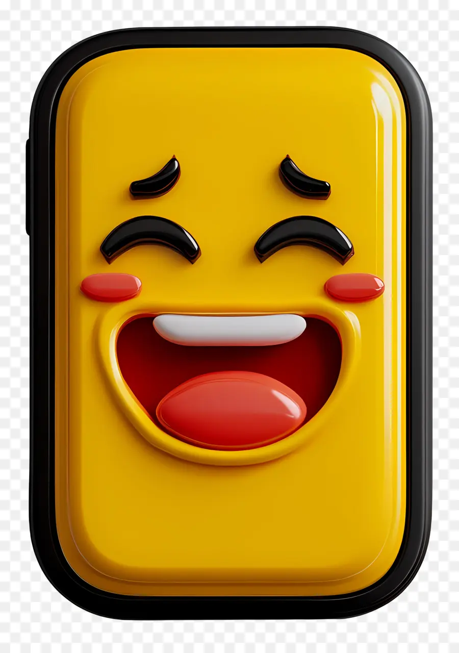 Telepon Genggam，Emoji Tertawa PNG