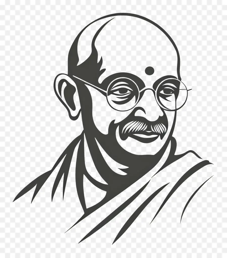 Gandhi，Potret PNG