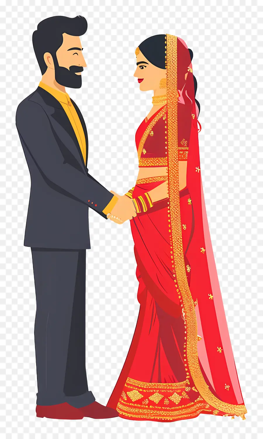 Pengantin India，Pasangan Pernikahan Tradisional PNG