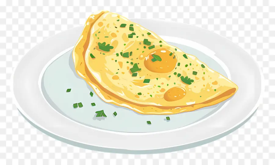 Telur Dadar Keju，Omelet Keju PNG