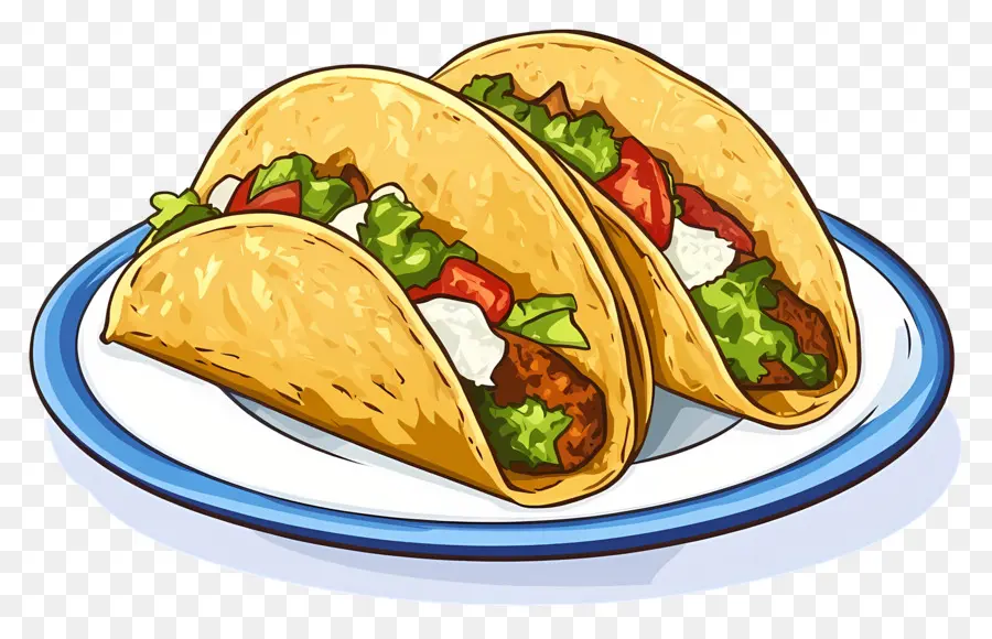 Taco Di Piring，Taco PNG