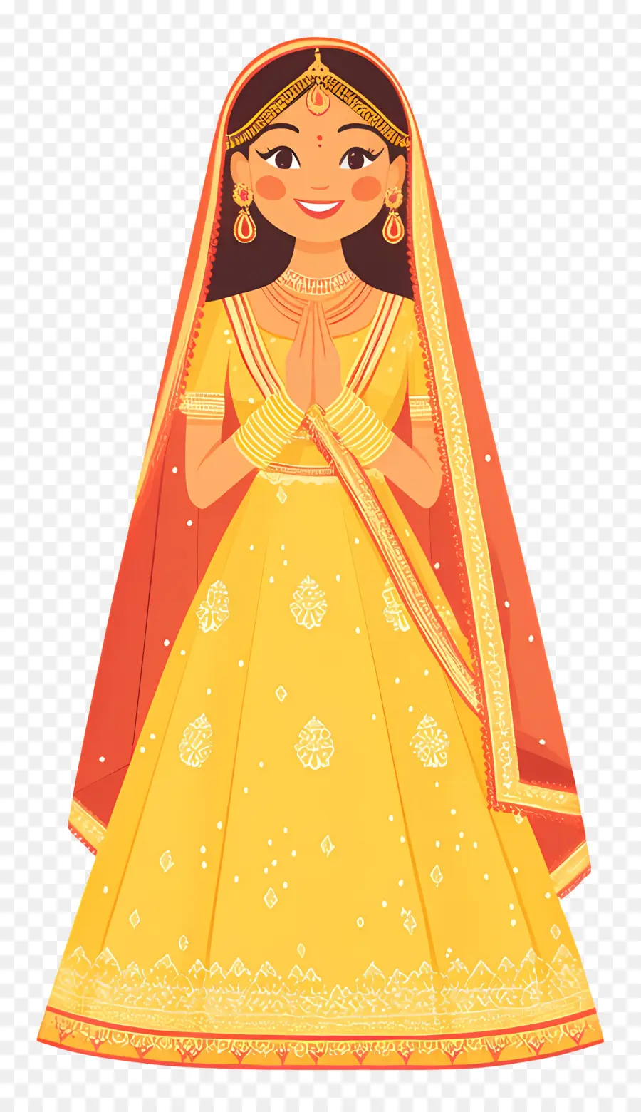 Saree Pernikahan India，Wanita Berpakaian Tradisional PNG