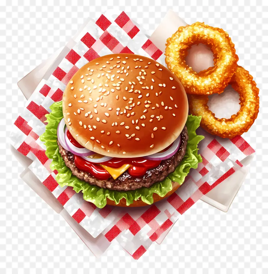 Burger Amerika，Burgernya PNG