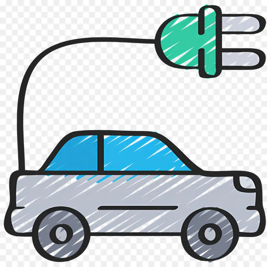 Mobil Listrik，Steker PNG