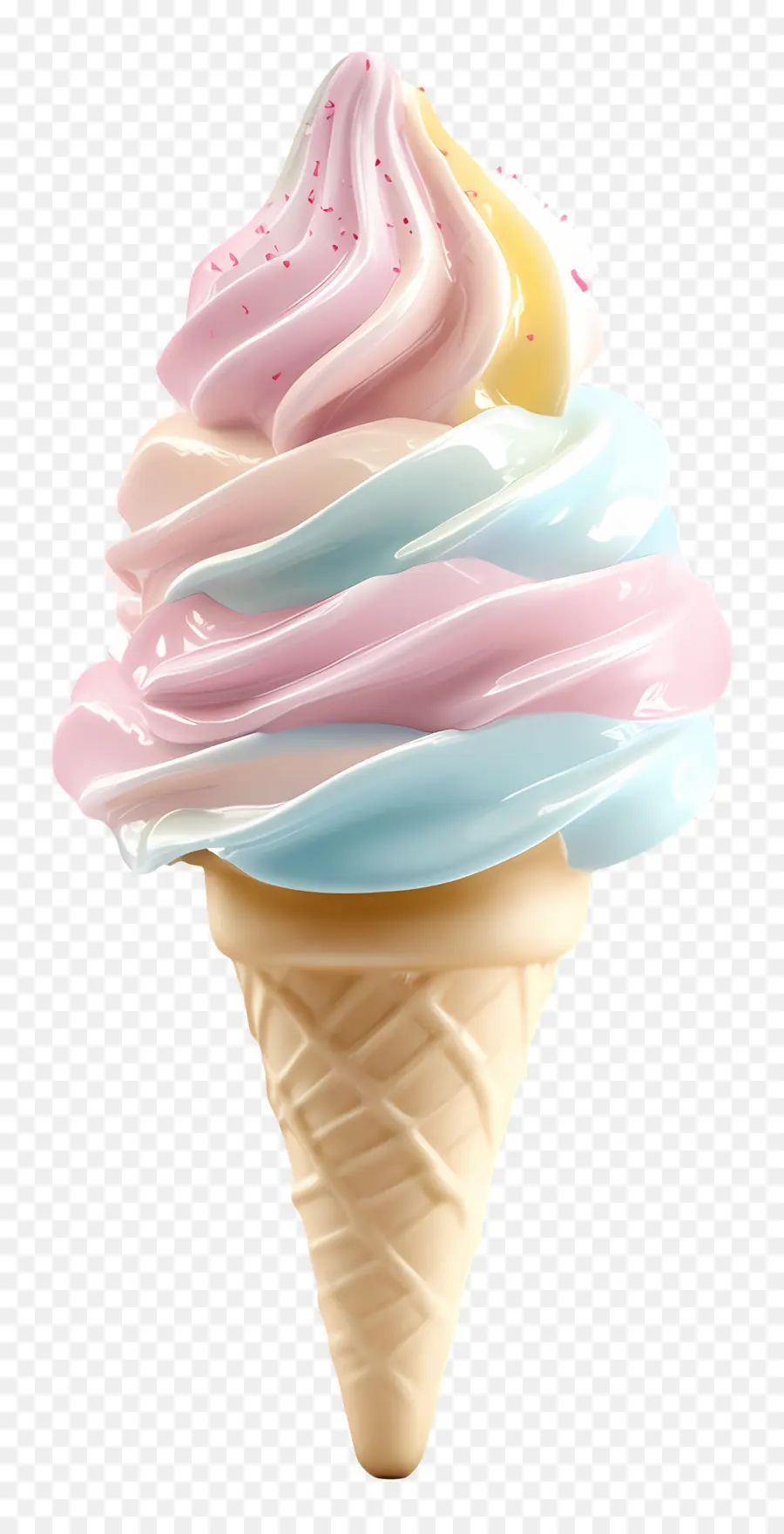 Es Krim Pastel，Kerucut Es Krim PNG