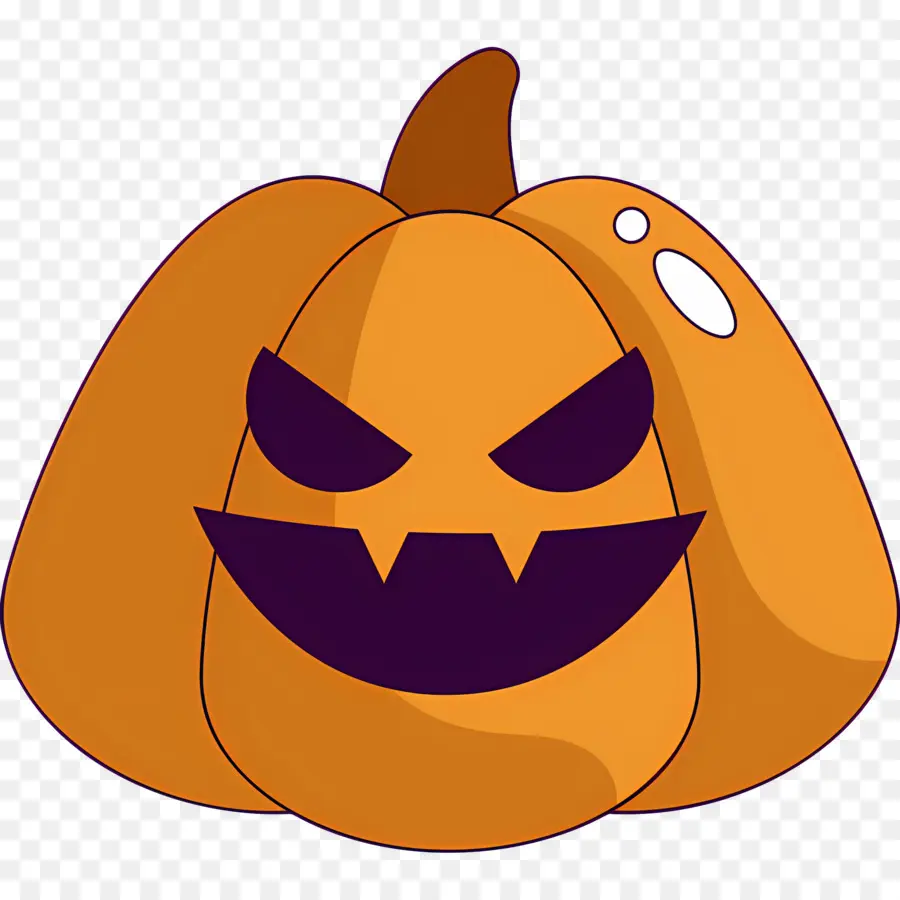 Labu Halloween Yang Menakutkan，Labu Kuning PNG