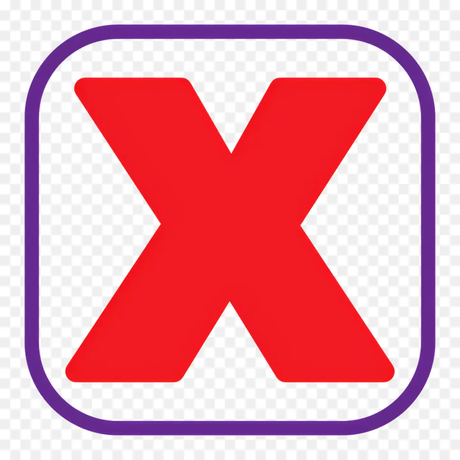 X Logo，X Merah PNG