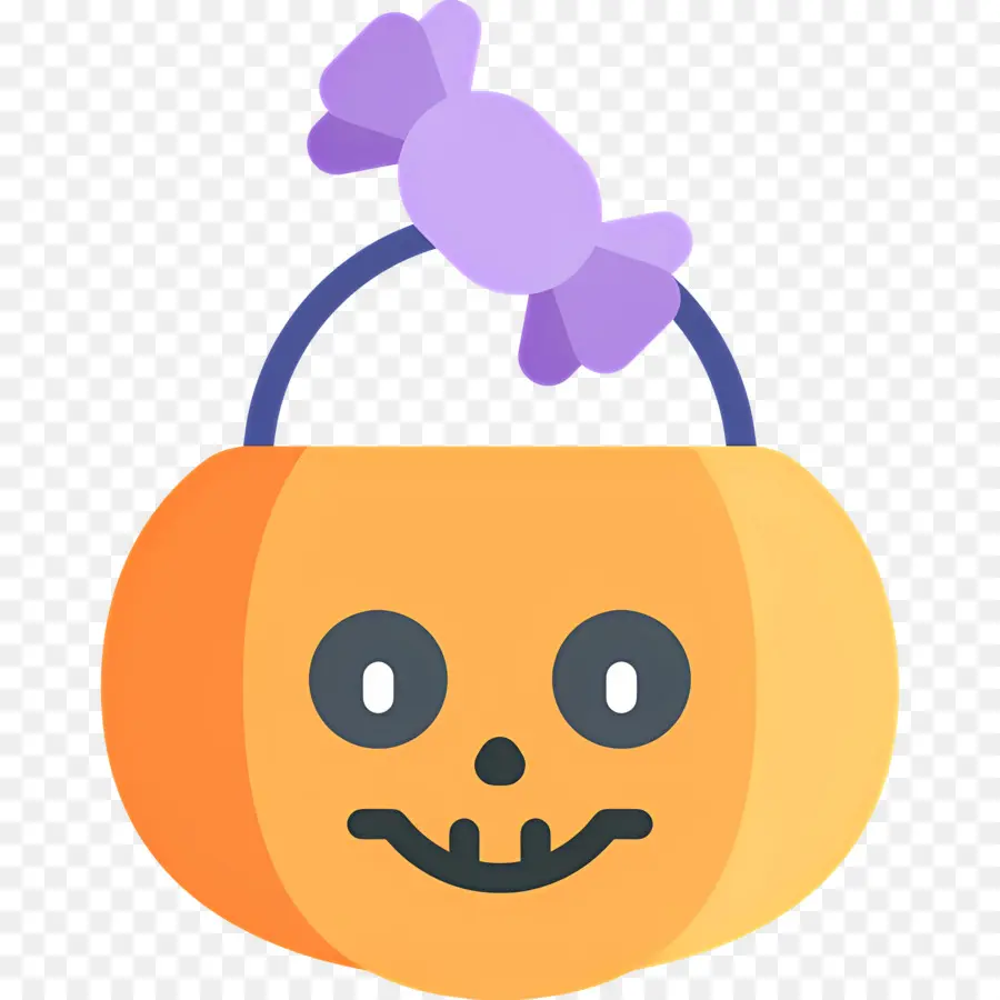 Labu Halloween，Keranjang Labu PNG