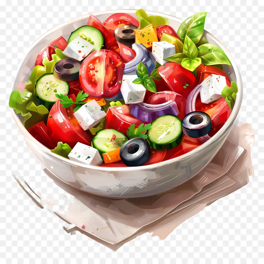 Salad Yunani，Salad PNG