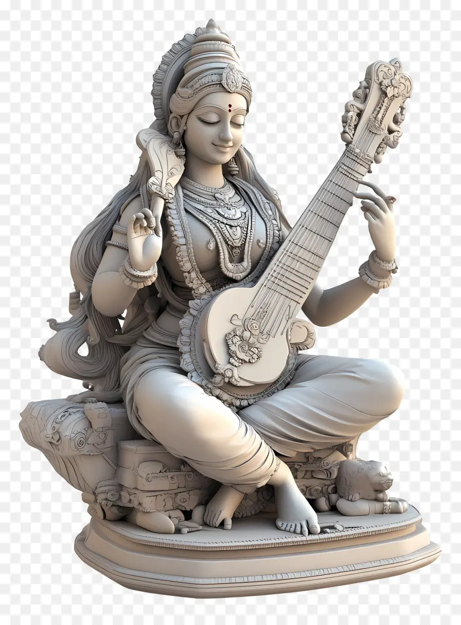 Saraswati，Patung Dewi PNG