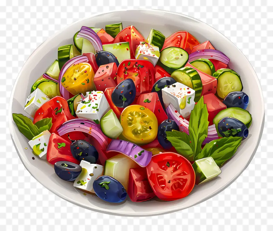 Salad Yunani，Salad PNG