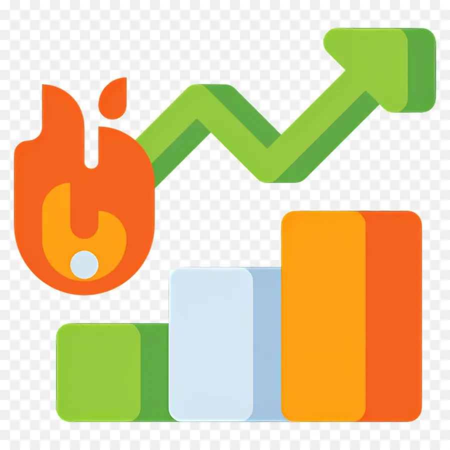 Panah Pertumbuhan，Grafik Pertumbuhan PNG