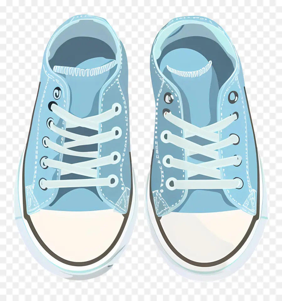 Sepatu Bayi，Sepatu Biru PNG