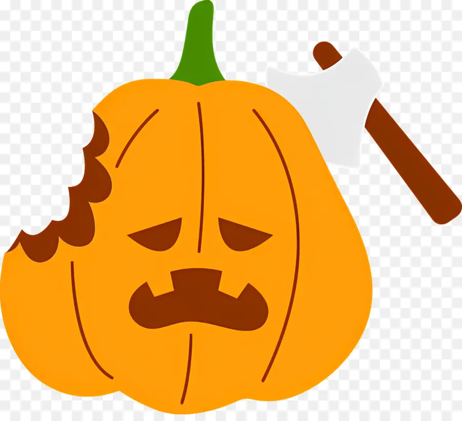 Labu Halloween Yang Lucu，Labu Kuning PNG