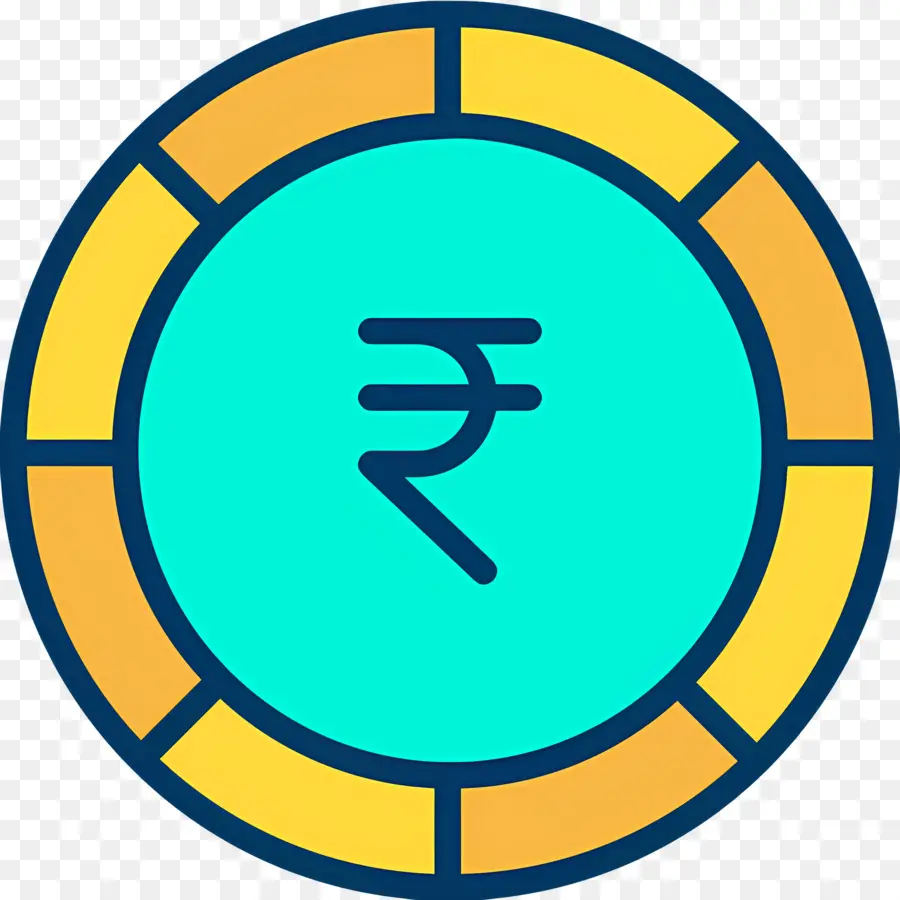 Rupee India，Koin Rupee PNG