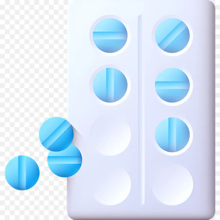 Pil Tablet，Pil Biru PNG