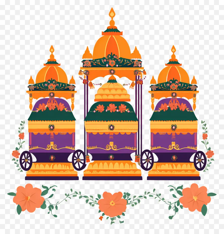 Rath Yatra，Kereta Kuil PNG