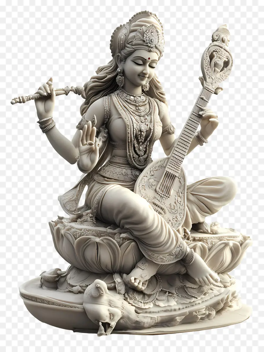 Saraswati，Patung Dewi PNG