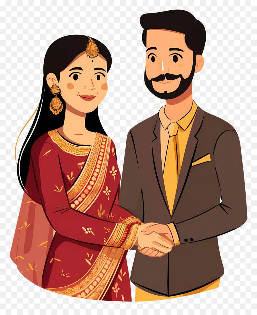 Pengantin India，Pasangan PNG